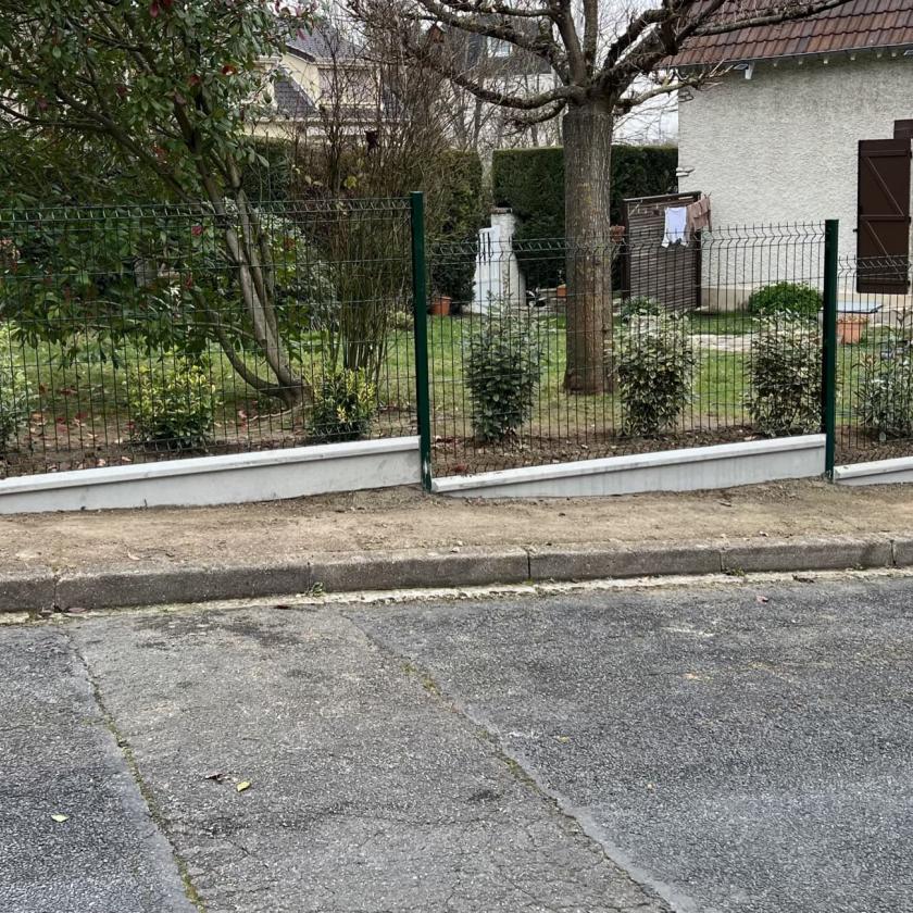 Pose de clôtures